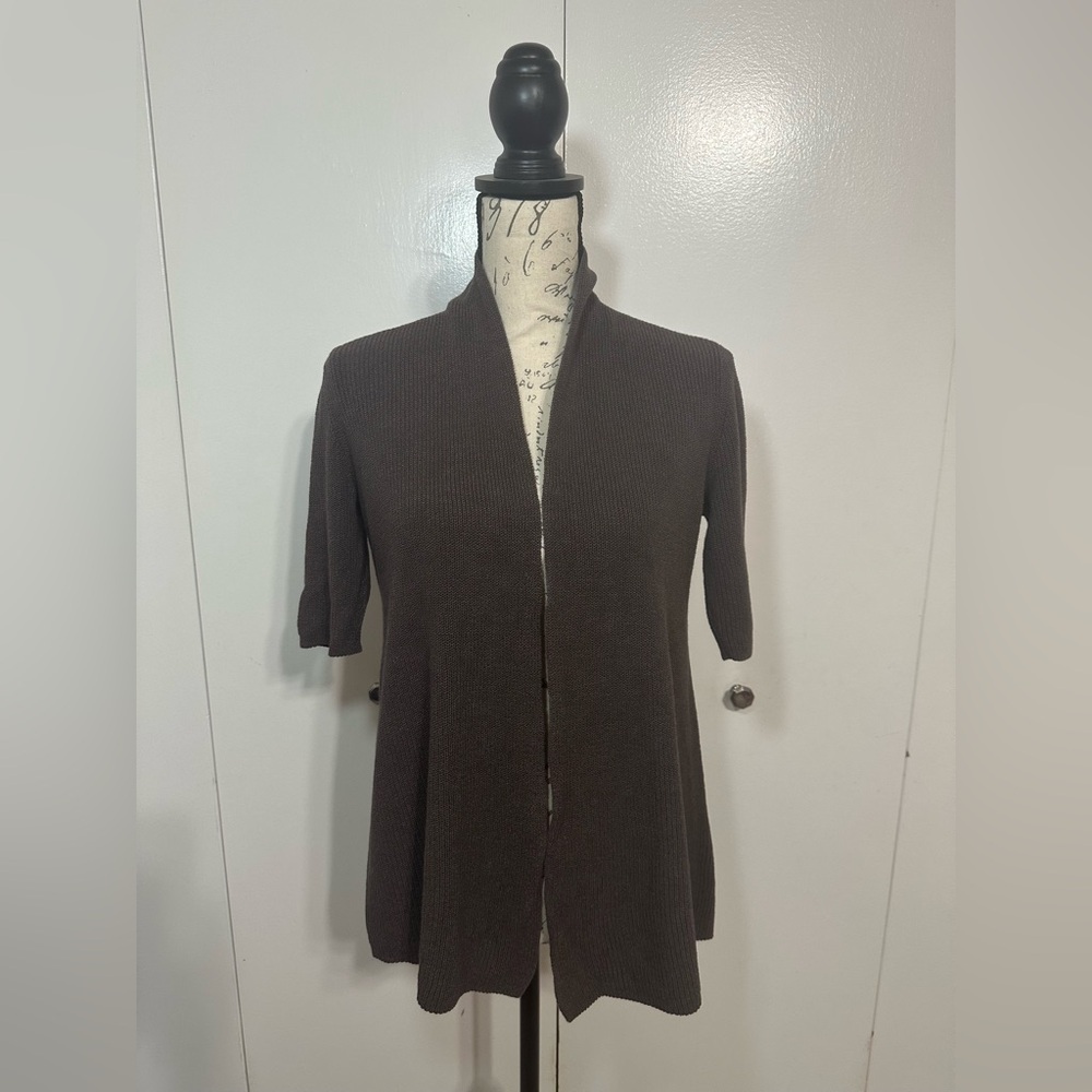 Eileen Fisher Dark Brown Women's Cardigan